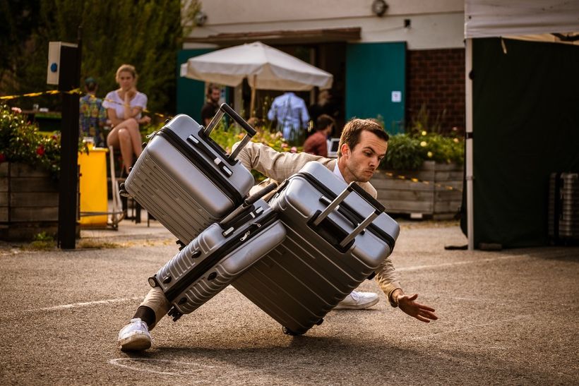 Suitcaseboarding. Foto: David Konečný.